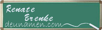 Renate Brenke Visitenkarte